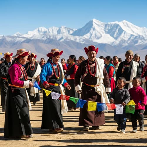 Tibetan New Year Celebration: Vibrant Traditions in the Mountains