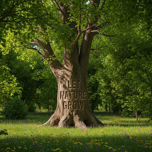 Let Nature Grow - Serene Forest Beauty