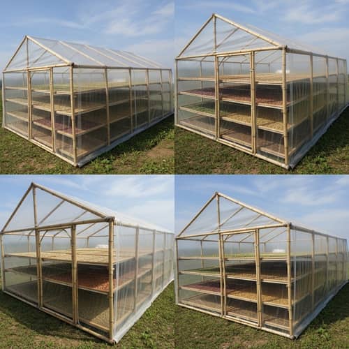 Solar Dryers with Bamboo Frames: Protect Crops Efficiently