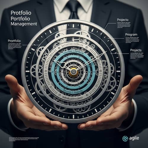 Modern Agile Project, Programme, Portfolio Diagram Infographic