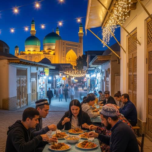 Night Life in Tashkent: Hazrati Imam Mosque & Traditional Mahalla