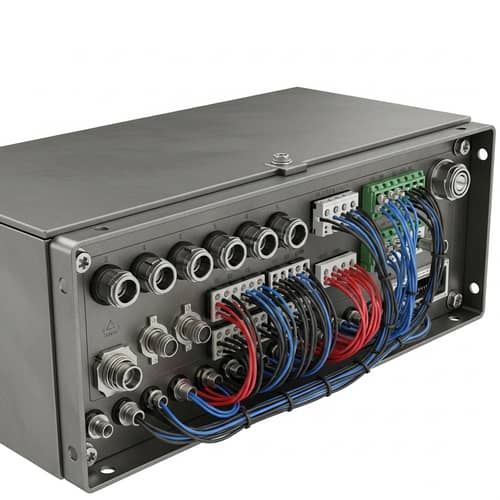 Detailed Illustration of Relay Box: Technical & Complex Nature