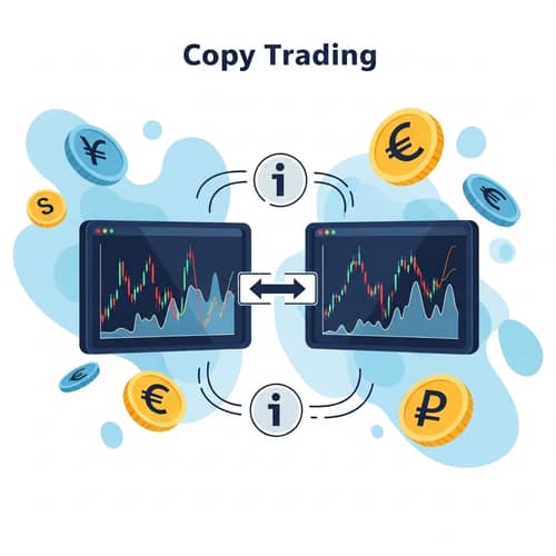 Abstract Copy Trading: Financial Market Graphs in Fluid Space