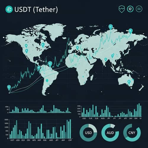 Global USDT Exchange Rates: USD, EUR, GBP, AUD, JPY, CNY