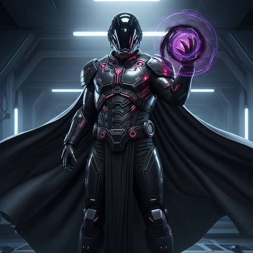 Fictional Sci-fi Villain with Mysterious Force Energy