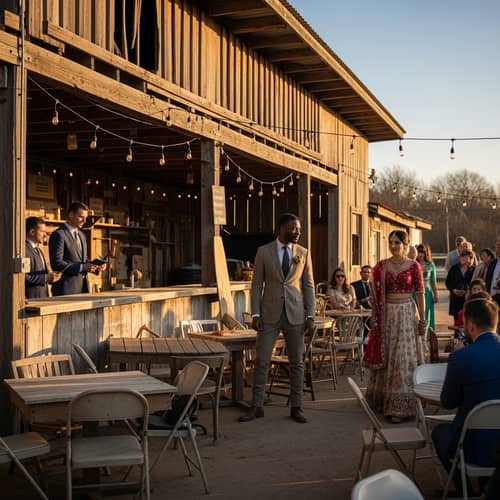 Unique Wedding Venue at Abandoned Roadside Bar | Unforgettable Celebration Unique Wedding Venue at Abandoned Roadside Bar | Unforgettable Celebration