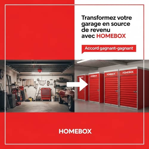 Maximize Garage Income with Homebox Self-Storage Solution