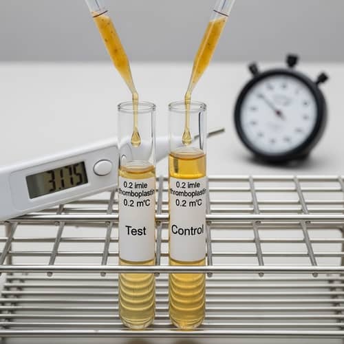 Thromboplastin Test: Clot Formation Time Measurement
