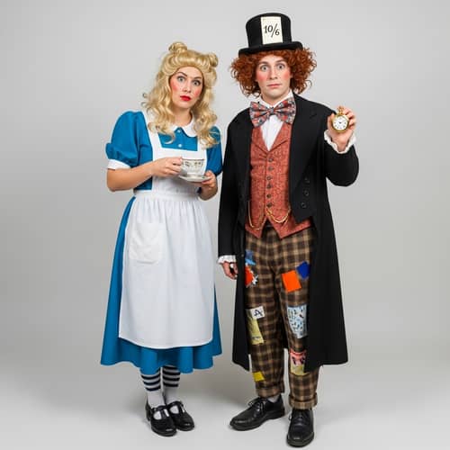 Alice and Mad Hatter Impersonations by Jeon Jongkook and Kim Taehyung BTS