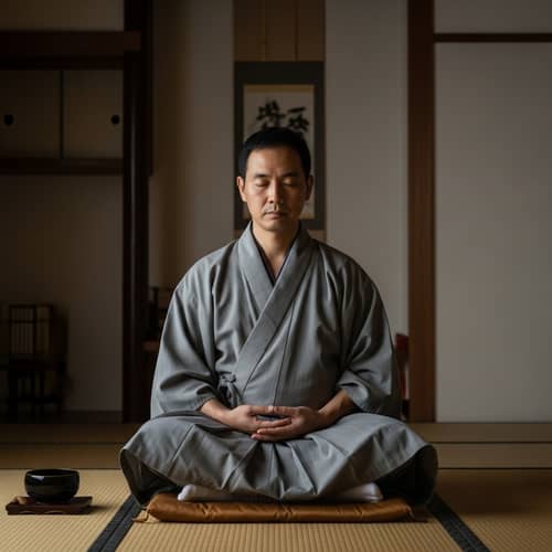 Uchiyama Kōshō Meditating: Peace and Mindfulness in Zen Buddhism