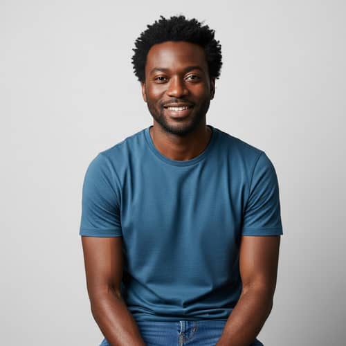 Charismatic Black Man Portrait | Personality Captured