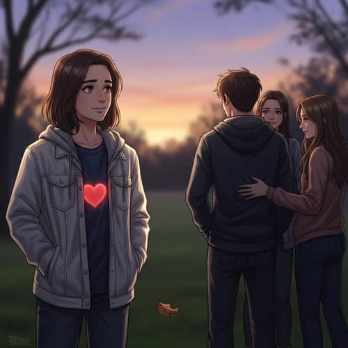 Unrequited Love Depiction: Hopeful Person Facing Rejection