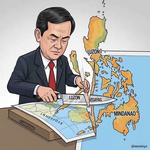 Contemplative Critique: Leader Dividing Archipelago Map