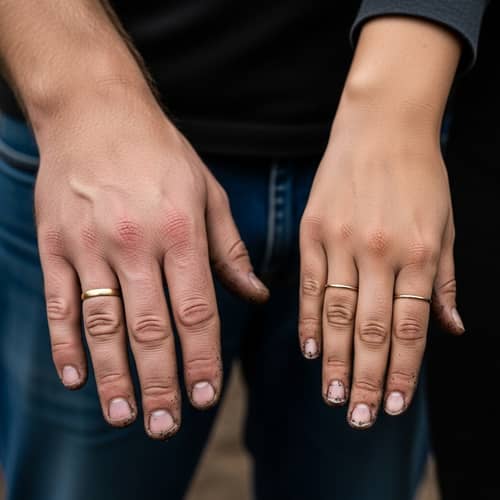 Diverse Hands in Soil: Symbol of Hard Work and Unity