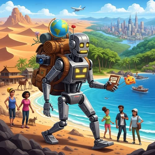 Tourist Robot Travels the World - Adventure of a Lifetime
