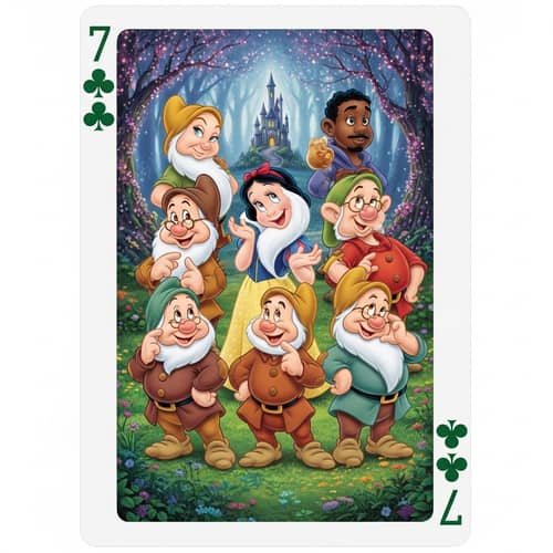 Snow White's 7 Dwarfs in an Enchanted Forest