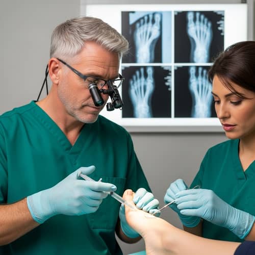 Experienced Podiatrist in Action | Foot Surgery Specialists