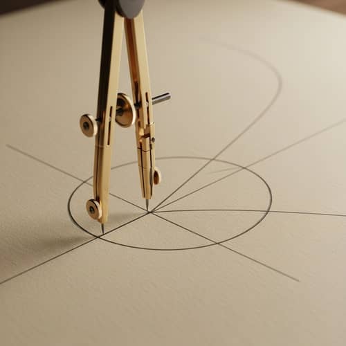 Dividing a Line Segment with Compass | Learn Geometry Basics