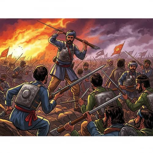 Epic Kumaoni Soldiers Battle: Historical Warfare Scene