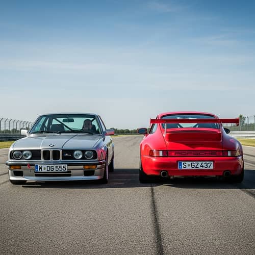 BMW vs Porsche: Iconic Cars Ready to Compete on the Racetrack
