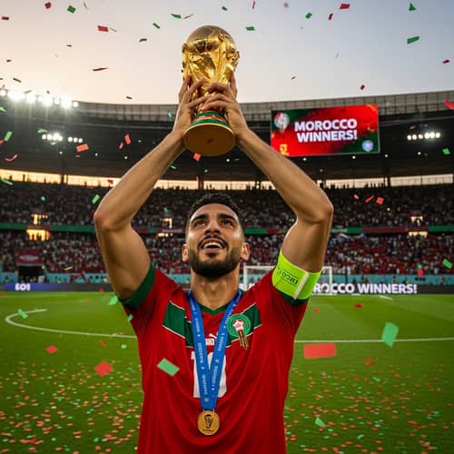 Lamine Yammal Moroccan Soccer Player World Cup Winner