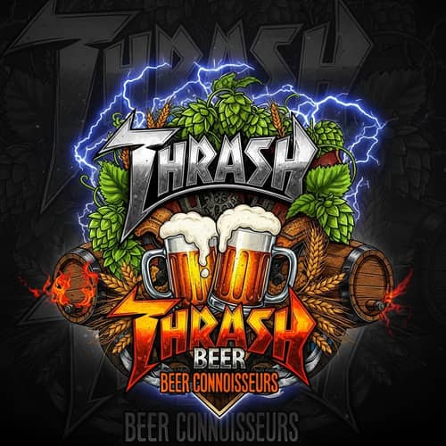Thrash Metal Beer Logo Design | Artwork Showcase