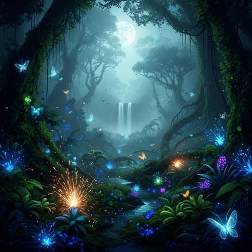 Enchanted Jungle: Ethereal Realm of Fantasy