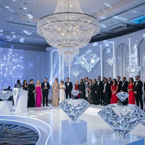 Diamond Awards Theme Design for Elegant Ceremonies