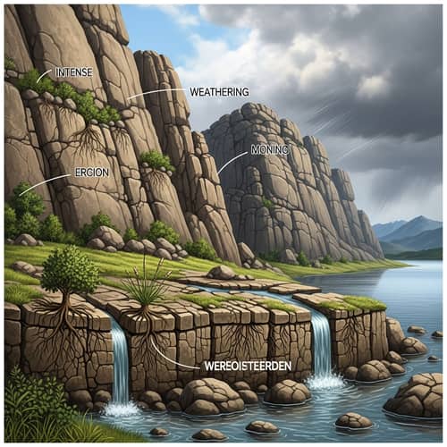 Weathering Landscape: Rock Formations and Erosion - Exploiting Nature's Force