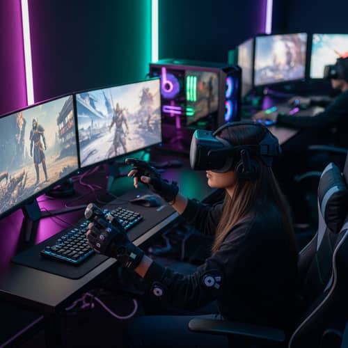 Immersive Virtual Reality Gaming Experience | Epic Gaming Environment