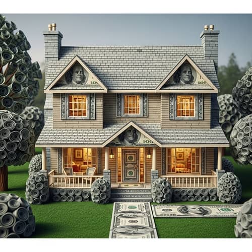 Hundred-Dollar Bill House: A Cozy Suburban Dwelling