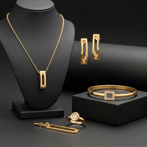 Exquisite Gold Jewelry Collection - Modern Designs