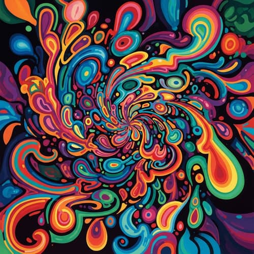 Vibrant & Surreal Psychedelic Art | Dali Inspired Colors