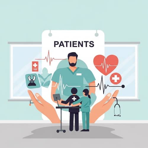 Soothing Hospital Environment | Abstract Patients Concept