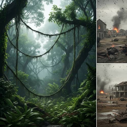 Vietnam War Setting: Dense Jungle & Gritty Environment