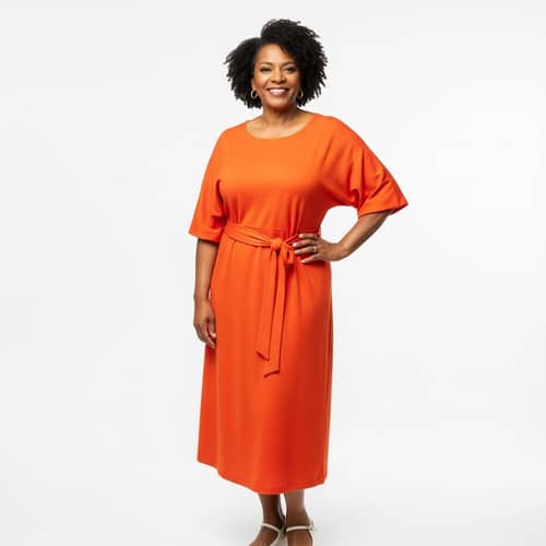 Radiant Self-Love: 50-Year-Old Black Woman Portrait