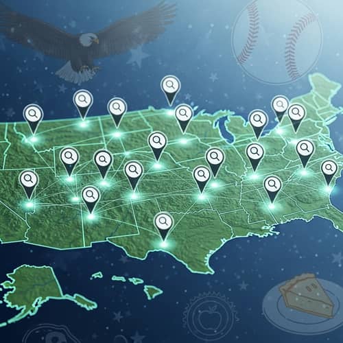Digital Map of United States | Local SEO Optimization Network