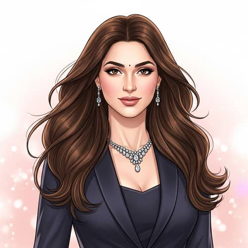 Graceful South Asian Woman: Beauty and Elegance Personified