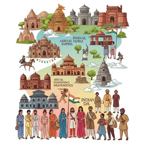 Indian History: Temples, Forts, Festivals & Independence Struggle