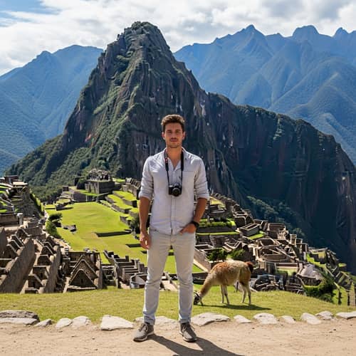 American Guy Embracing Life in Peru | Cultural Experience in Andes