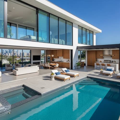 Luxurious Modern Real Estate Property with Expansive Design