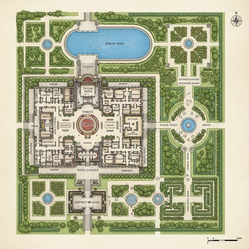Explore the Ancient Royal Palace Map