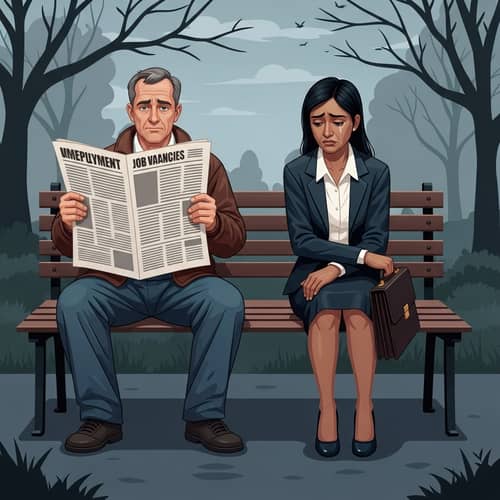 Powerful Imagery of Unemployment: Desolation and Despair