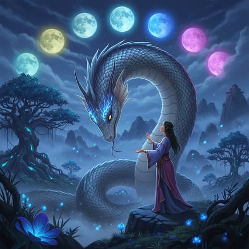 Bakunawa Serpent Bows to Liway under Seven Moons