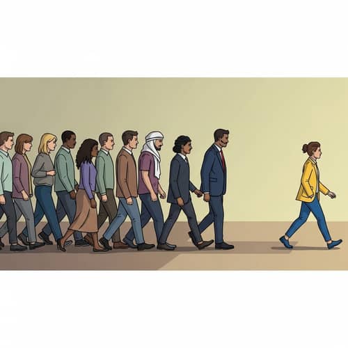 One Path, Many Journeys: A Visual Contrast