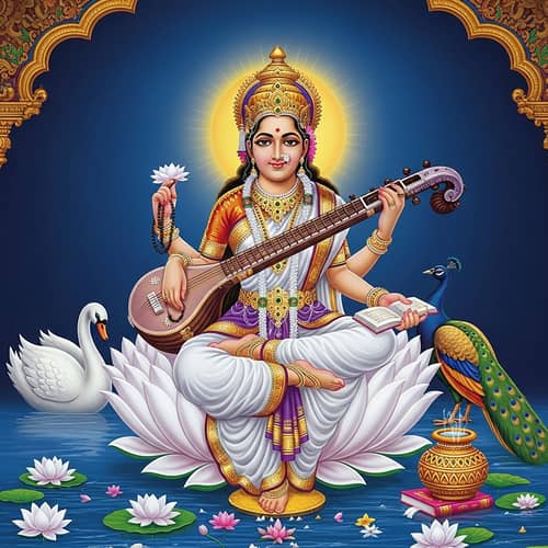 Saraswati: Hindu Goddess of Knowledge & Wisdom