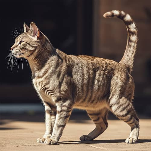 Muscular Cat: Power and Grace in Nature