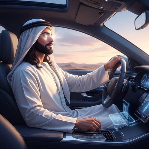 Jesus Driving a Car: A Modern Reflection