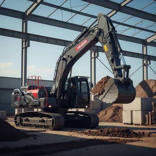 T8000 Construction Excavator | Futuristic Robotic Design