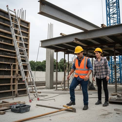 Workplace Accidents: Safety Hazards at Construction Site